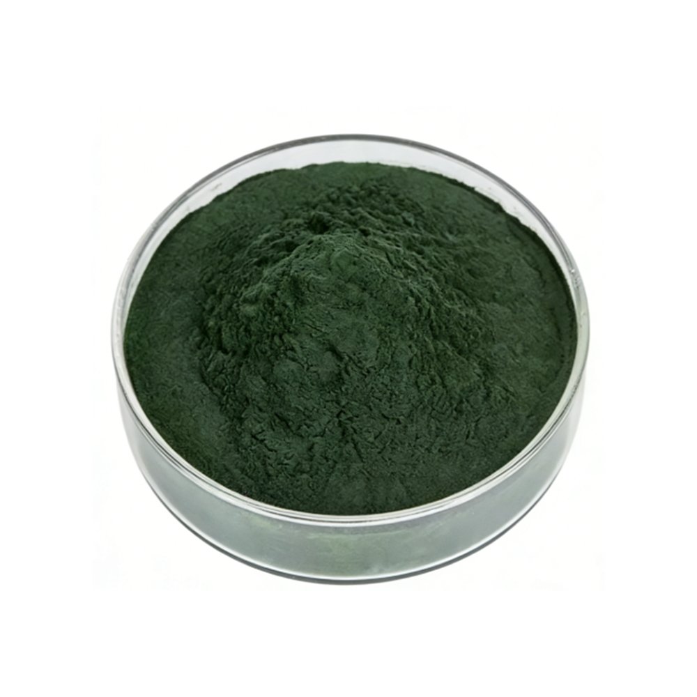 Deep green Sodium Copper Chlorophyllin Powder fine powder detail